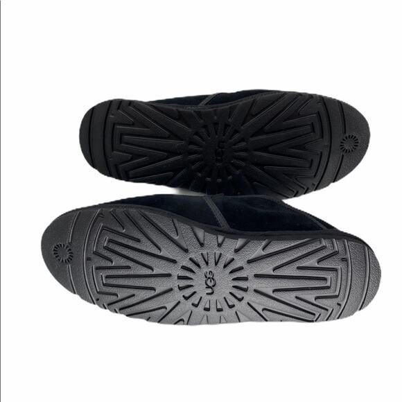 NEW UGG Cooke Black Suede Men Slipper 7
